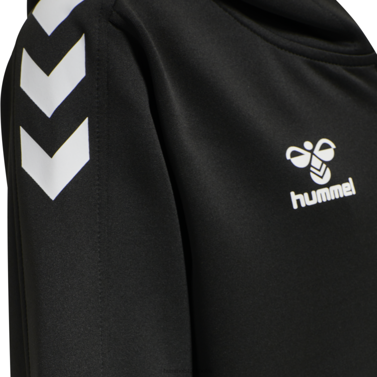 se Hummel barn hmlcore xk poly zip hood sweat LL40V5923 \"luvtröja\"