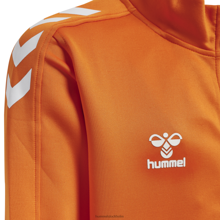 se Hummel barn hmlcore xk poly zip sweat LL40V5545 \"tröja\"