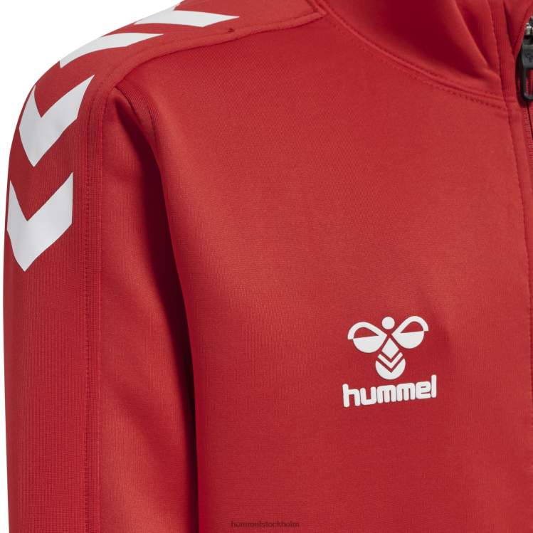 se Hummel barn hmlcore xk poly zip sweat LL40V5828 \"tröja\"