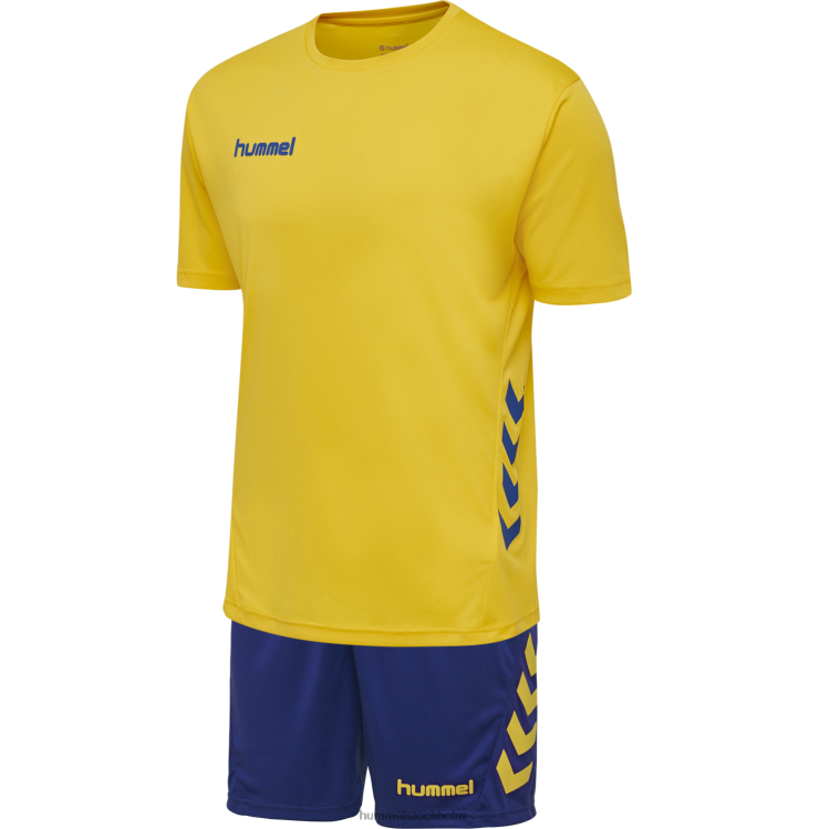 se Hummel barn hmlpromo duo set LL40V6364 "crew t-shirt & shorts set"
