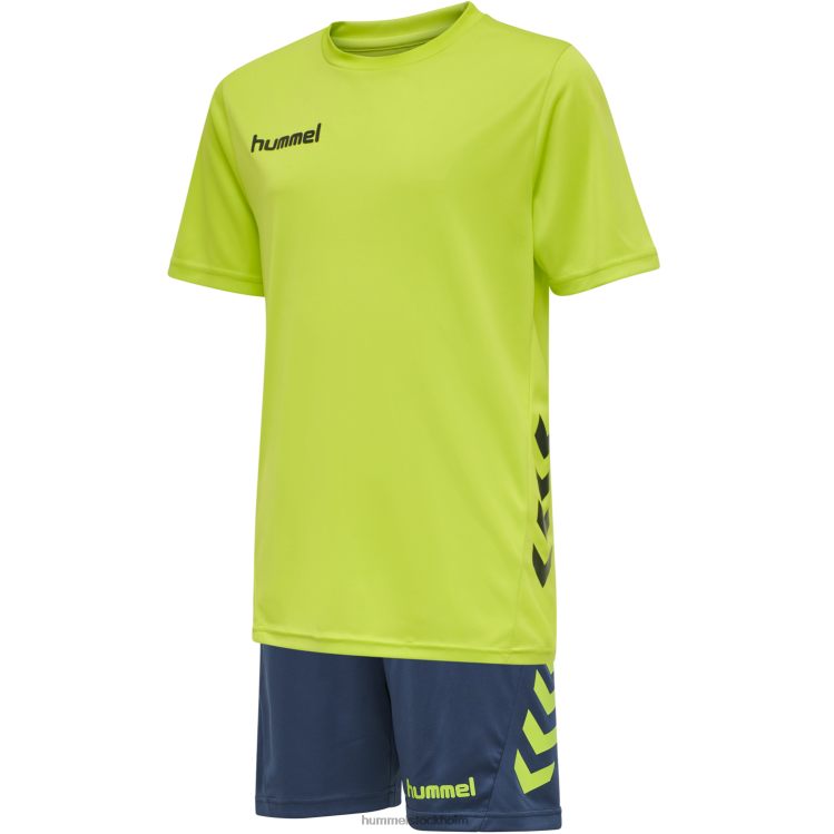 se Hummel barn hmlpromo duo set LL40V6450 "crew t-shirt & shorts set"