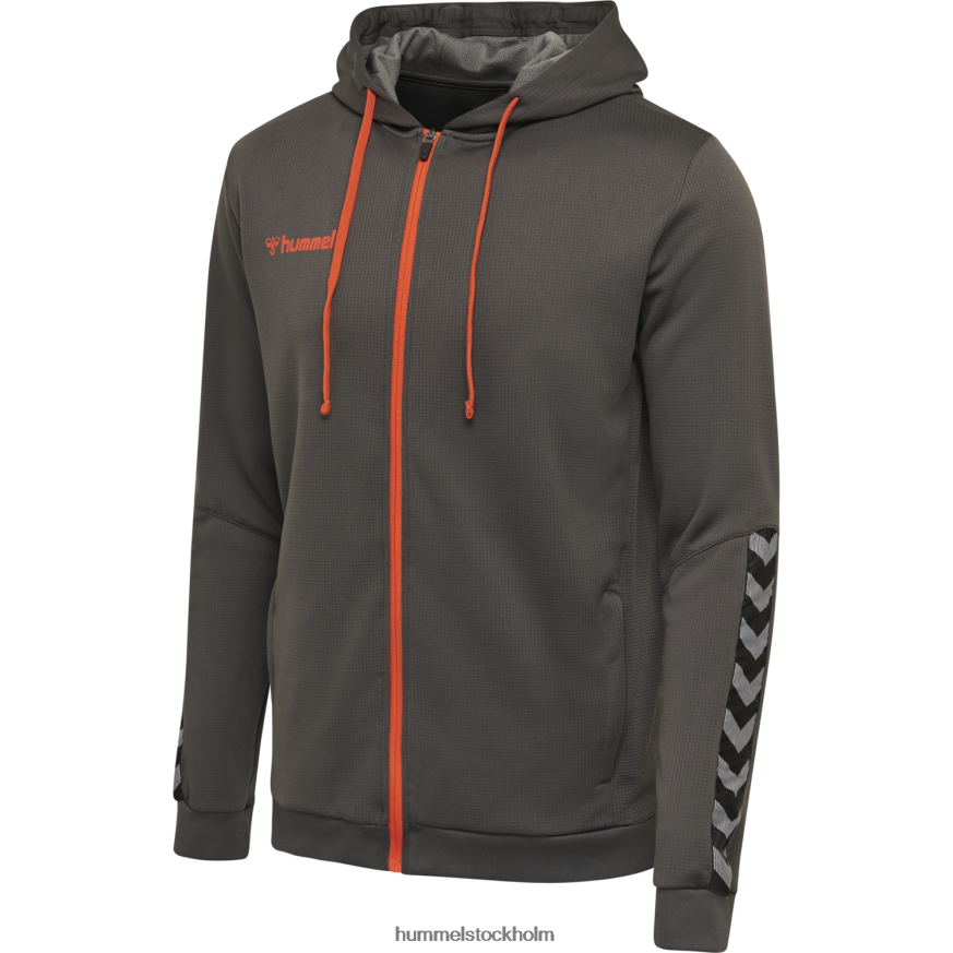 se Hummel barn hmautentic hoodie i poly zip LL40V6795
