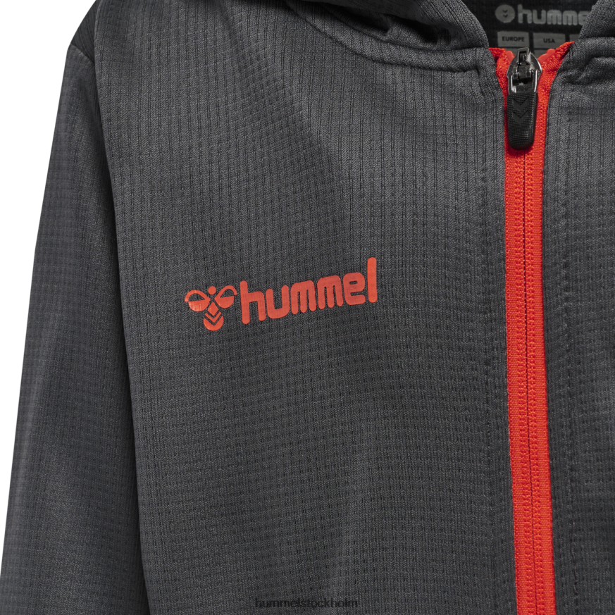 se Hummel barn hmautentic hoodie i poly zip LL40V6795