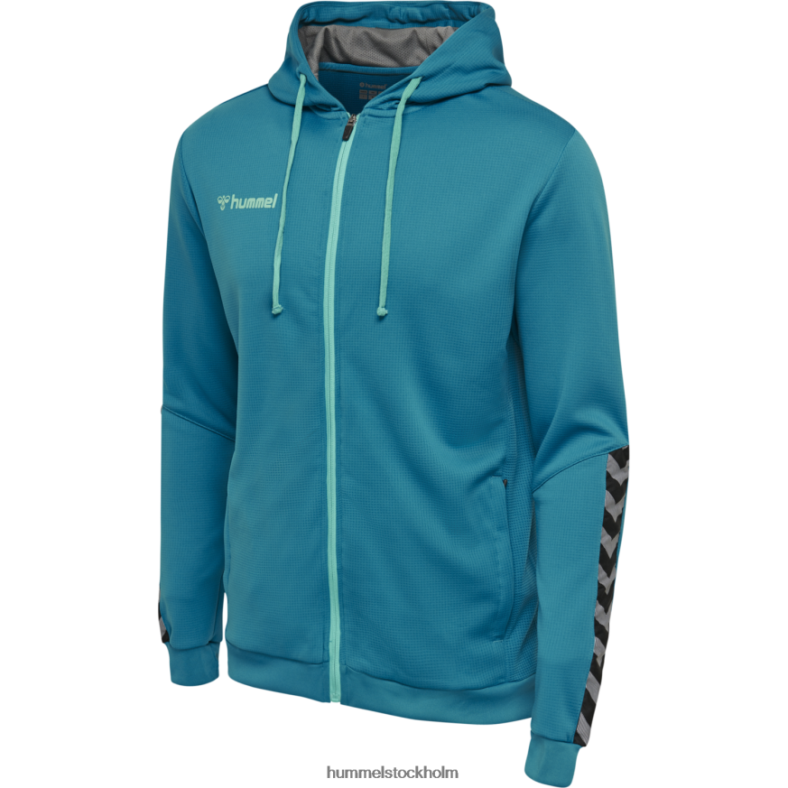 se Hummel barn hmautentic hoodie i poly zip LL40V6801