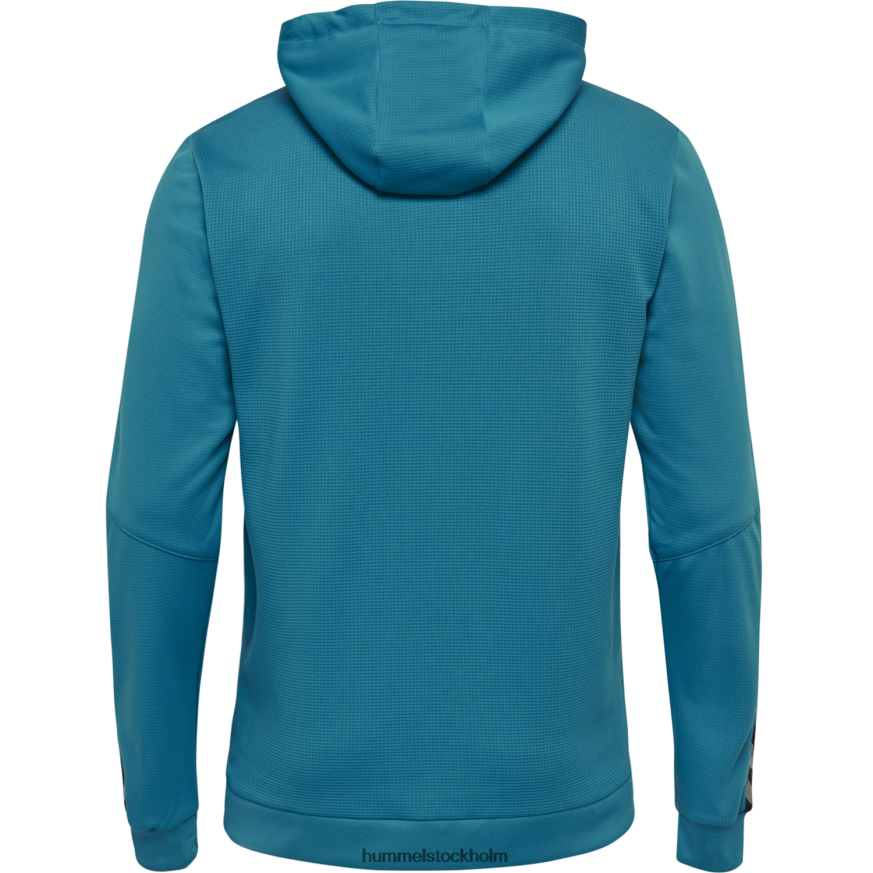 se Hummel barn hmautentic hoodie i poly zip LL40V6801