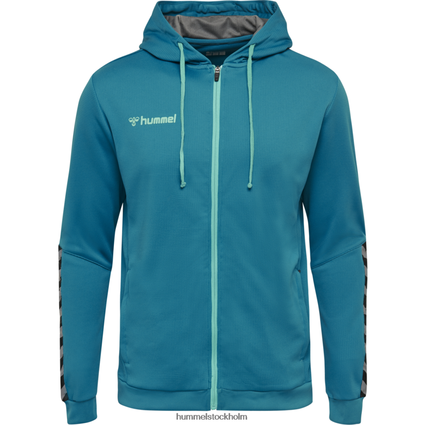 se Hummel barn hmautentic hoodie i poly zip LL40V6801