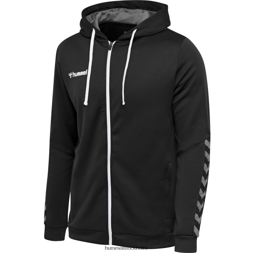 se Hummel barn hmautentic hoodie i poly zip LL40V6918
