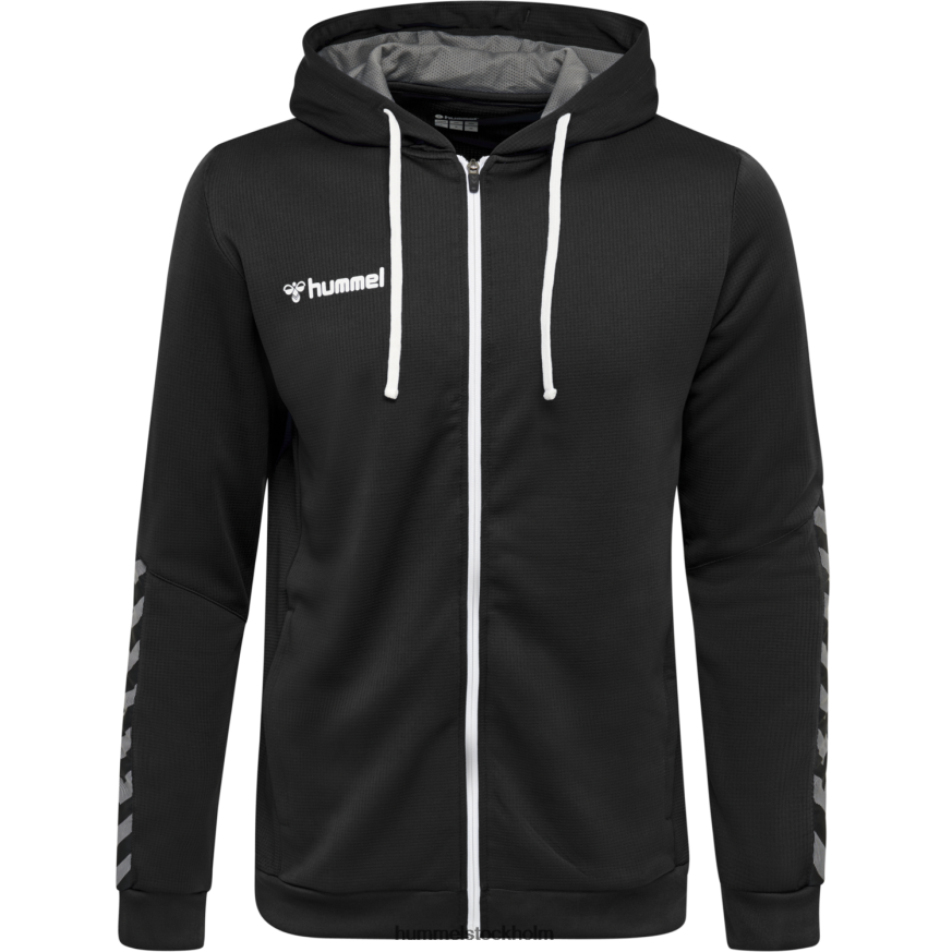 se Hummel barn hmautentic hoodie i poly zip LL40V6918