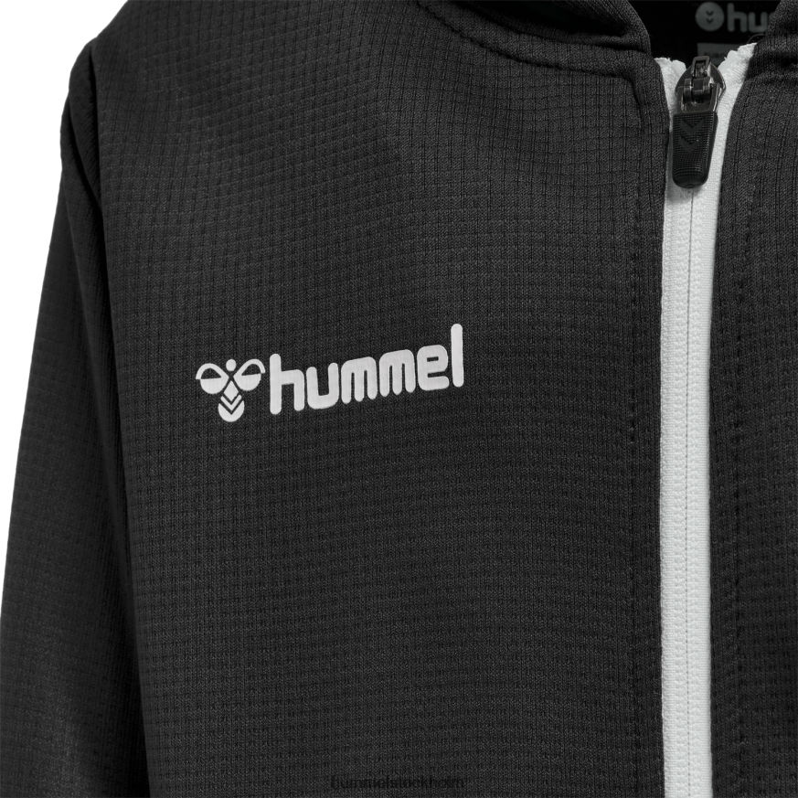 se Hummel barn hmautentic hoodie i poly zip LL40V6918