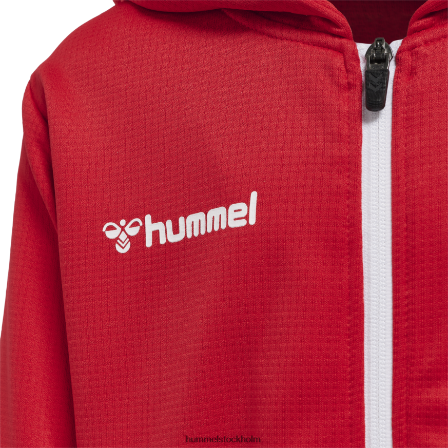 se Hummel barn hmautentic hoodie i poly zip LL40V6942