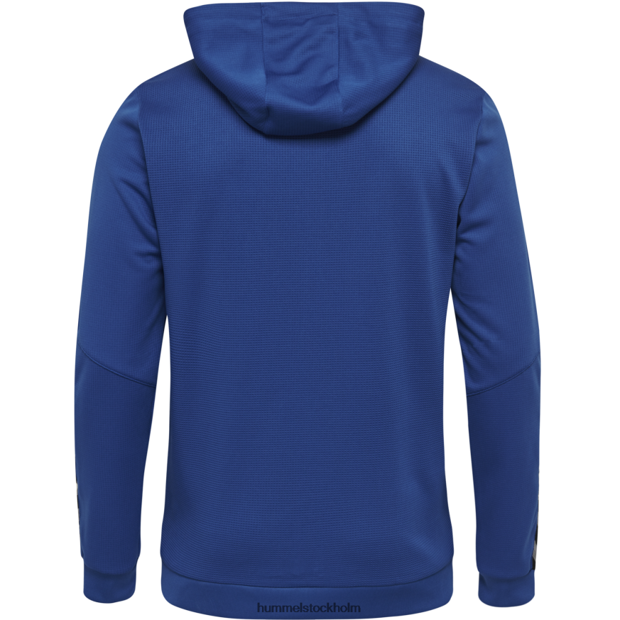 se Hummel barn hmautentic hoodie i poly zip LL40V6990