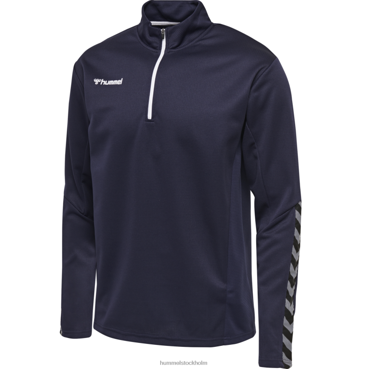 se Hummel barn hmautentisk sweatshirt med halv dragkedja LL40V6243 "sportkläder"