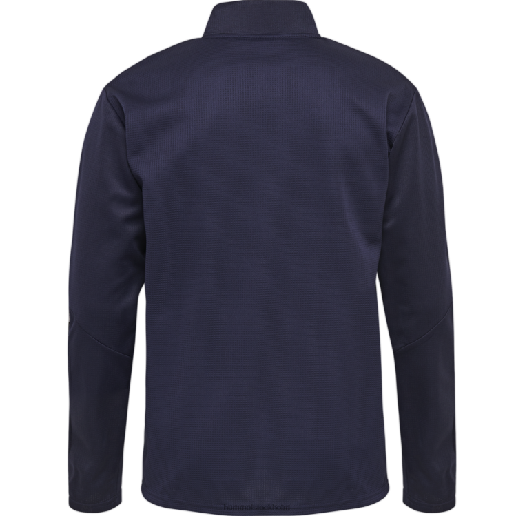 se Hummel barn hmautentisk sweatshirt med halv dragkedja LL40V6243 \"sportkläder\"