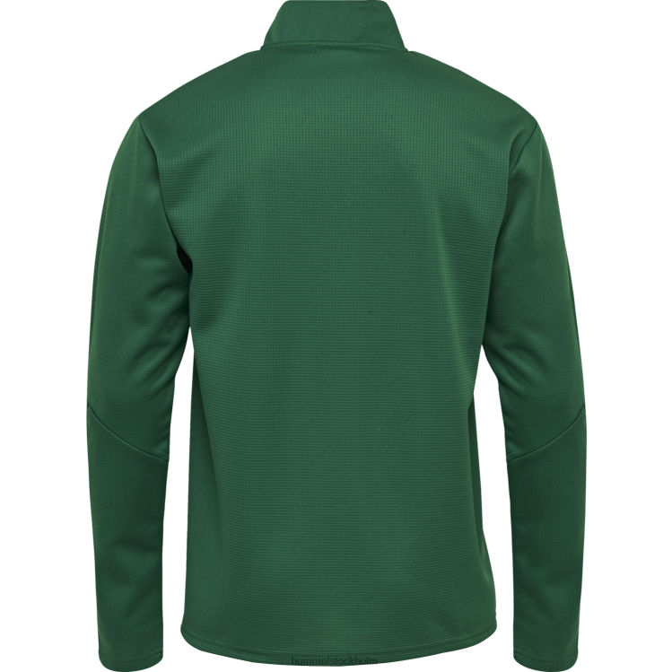 se Hummel barn hmautentisk sweatshirt med halv dragkedja LL40V6588 \"sportkläder\"