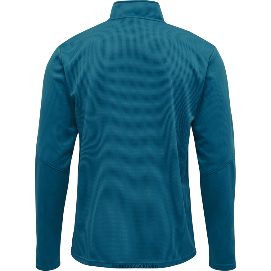 se Hummel barn hmautentisk sweatshirt med halv dragkedja LL40V6886