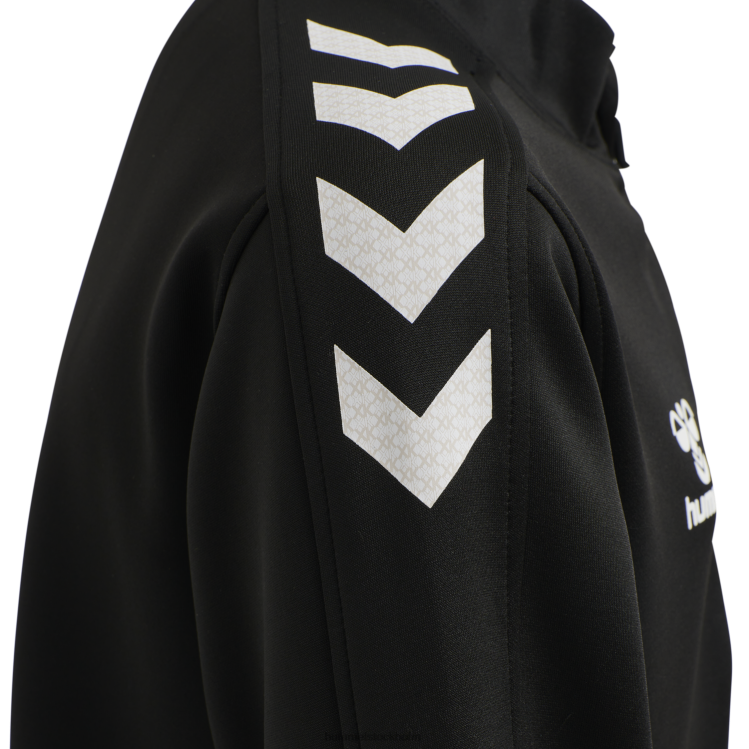 se Hummel barn hmlcore xk halv zip poly sweat LL40V5239 \"tröja med halv dragkedja\"