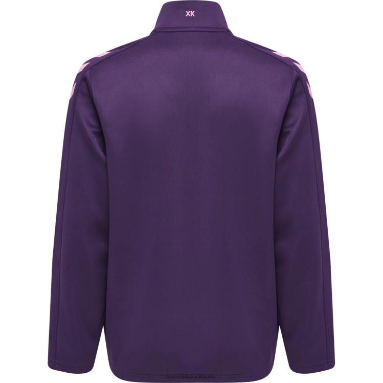 se Hummel barn hmlcore xk halv zip poly sweat LL40V5974 \"tröja med halv dragkedja\"