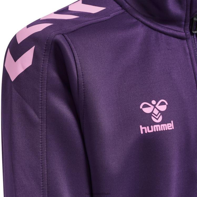 se Hummel barn hmlcore xk halv zip poly sweat LL40V5974 \"tröja med halv dragkedja\"