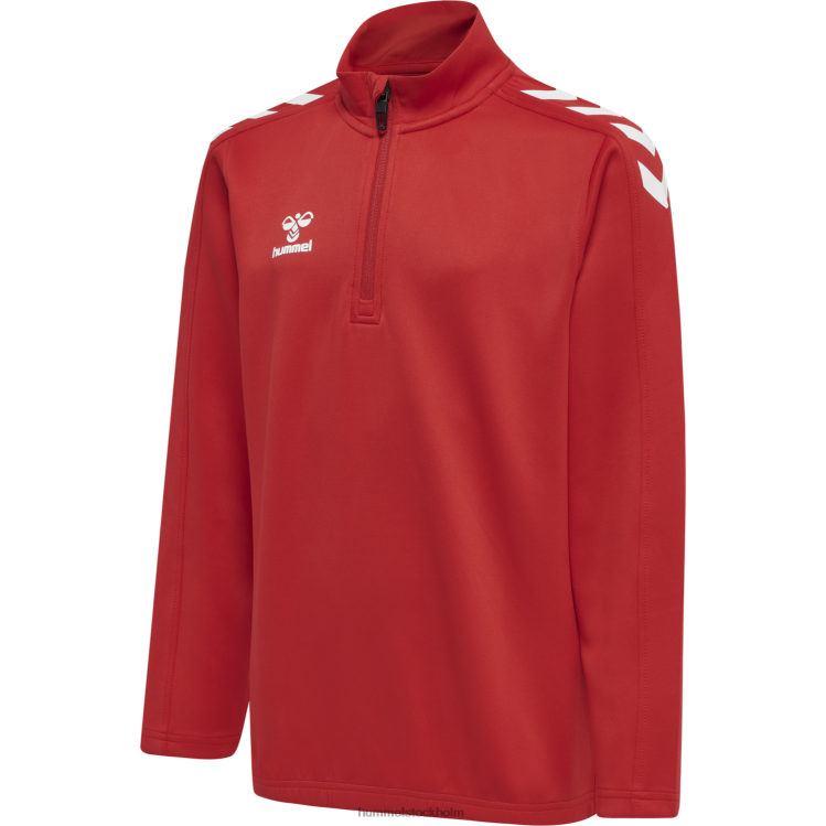 se Hummel barn hmlcore xk halv zip poly sweat LL40V6208 "tröja med halv dragkedja"
