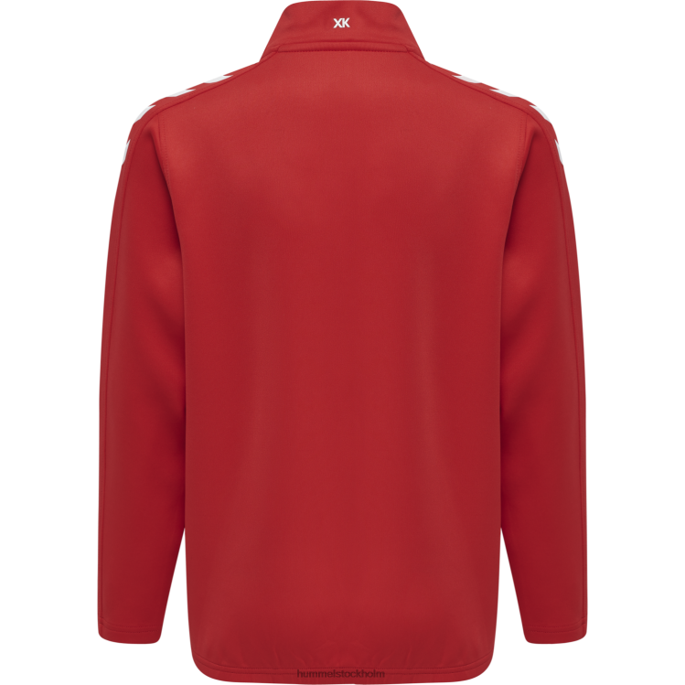 se Hummel barn hmlcore xk halv zip poly sweat LL40V6208 \"tröja med halv dragkedja\"