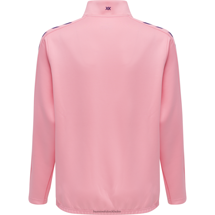 se Hummel barn hmlcore xk halv zip poly sweat LL40V6219 \"tröja med halv dragkedja\"