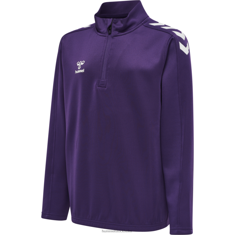 se Hummel barn hmlcore xk halv zip poly sweat LL40V6224 "tröja med halv dragkedja"