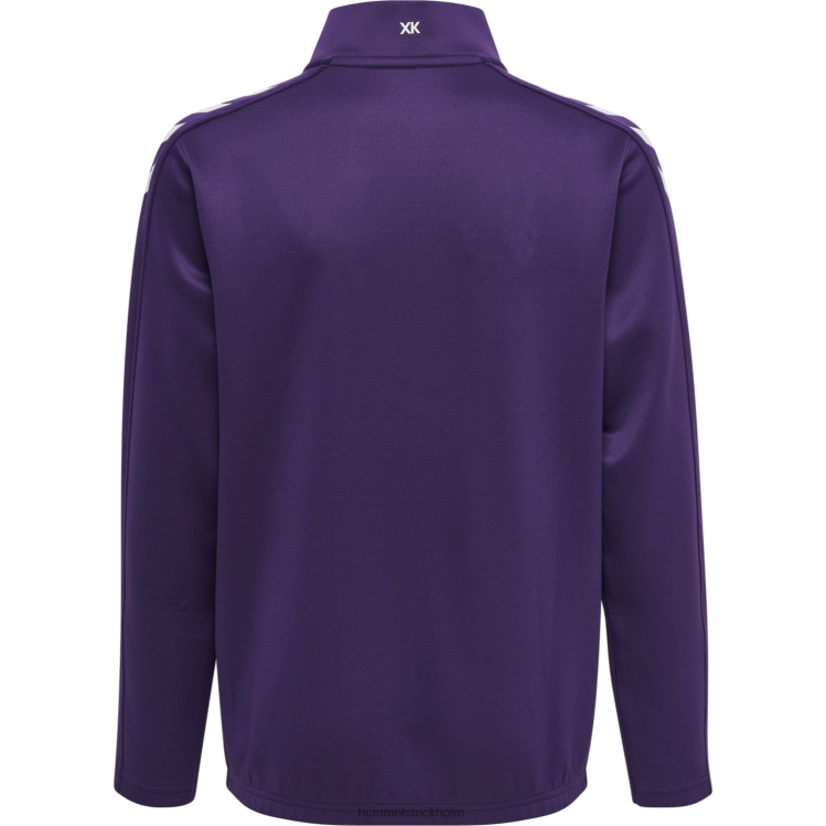 se Hummel barn hmlcore xk halv zip poly sweat LL40V6224 \"tröja med halv dragkedja\"