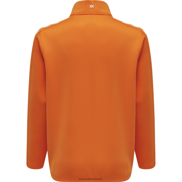 se Hummel barn hmlcore xk halv zip poly sweat LL40V6231 \"tröja med halv dragkedja\"