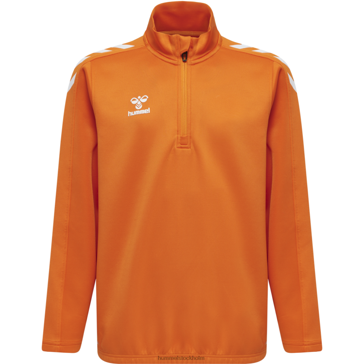 se Hummel barn hmlcore xk halv zip poly sweat LL40V6231 \"tröja med halv dragkedja\"