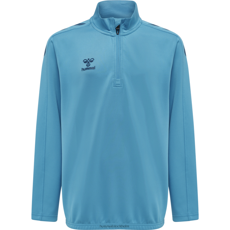 se Hummel barn hmlcore xk halv zip poly sweat LL40V6233 \"tröja med halv dragkedja\"