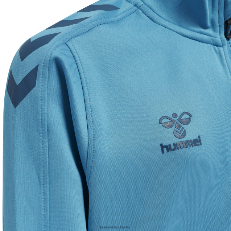 se Hummel barn hmlcore xk halv zip poly sweat LL40V6233 \"tröja med halv dragkedja\"