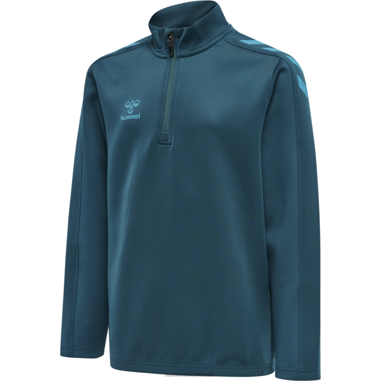 se Hummel barn hmlcore xk halv zip poly sweat LL40V6234 "tröja med halv dragkedja"