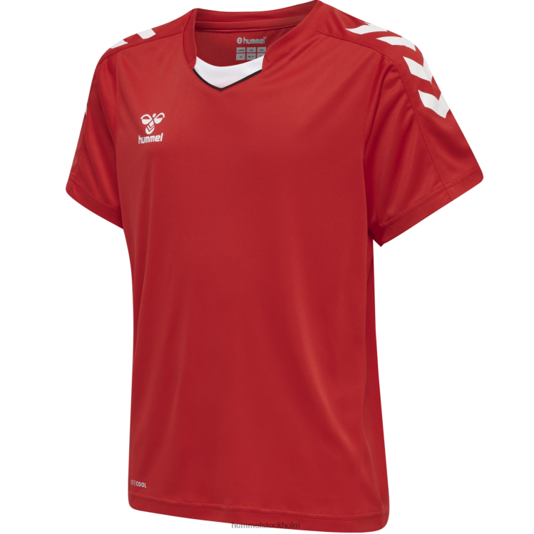 se Hummel barn hmlcore xk poly jersey s/s LL40V6024 "kortärmad sporttröja"