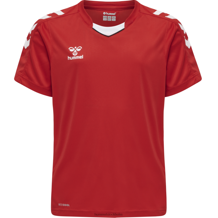 se Hummel barn hmlcore xk poly jersey s/s LL40V6024 \"kortärmad sporttröja\"