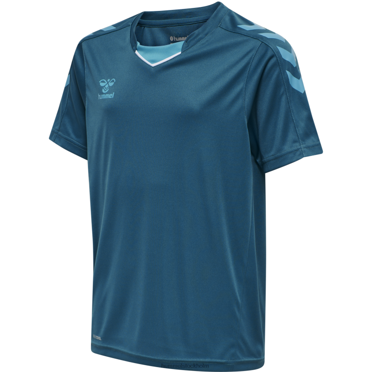 se Hummel barn hmlcore xk poly jersey s/s LL40V6045 "kortärmad sporttröja"