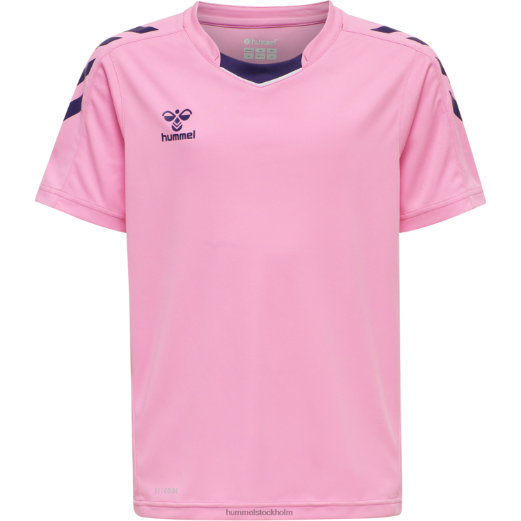 se Hummel barn hmlcore xk poly jersey s/s LL40V6102 \"kortärmad sporttröja\"