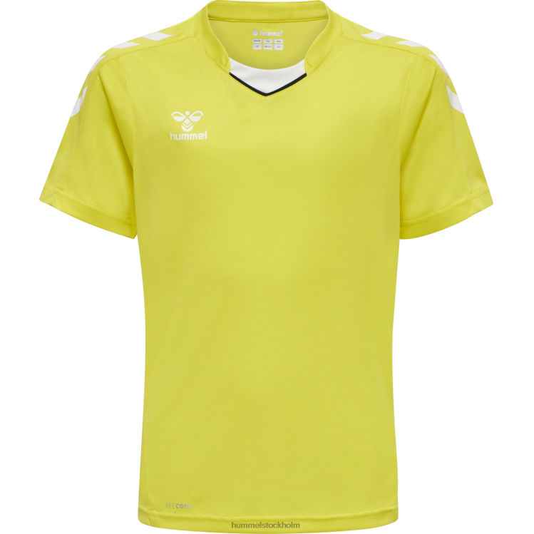 se Hummel barn hmlcore xk poly jersey s/s LL40V6228 \"kortärmad sporttröja\"
