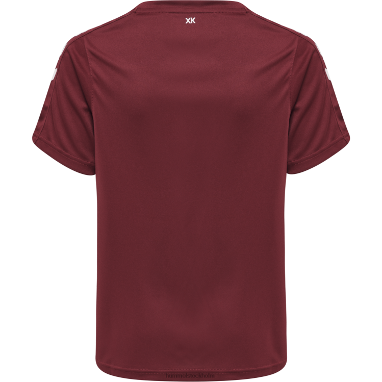 se Hummel barn hmlcore xk poly jersey s/s LL40V6477 \"kortärmad sporttröja\"