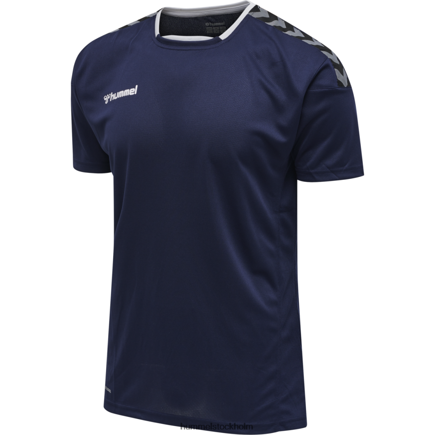 se Hummel barn hmautentisk poly jersey s/s LL40V6908