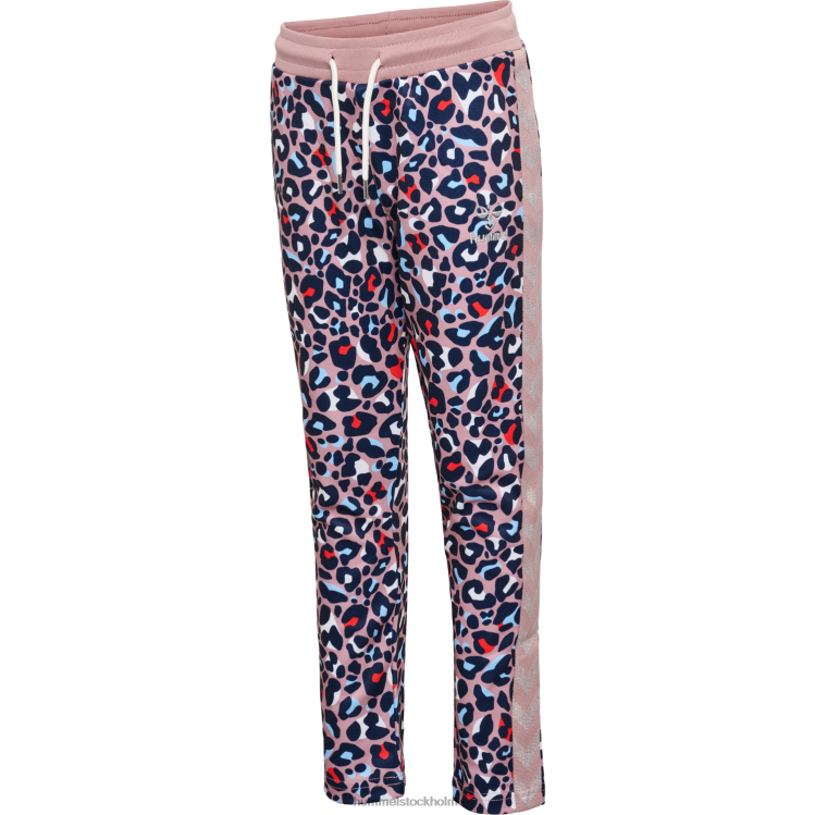 se Hummel barn hmlleonora byxor LL40V6014 "cotton interlock joggingbyxor"