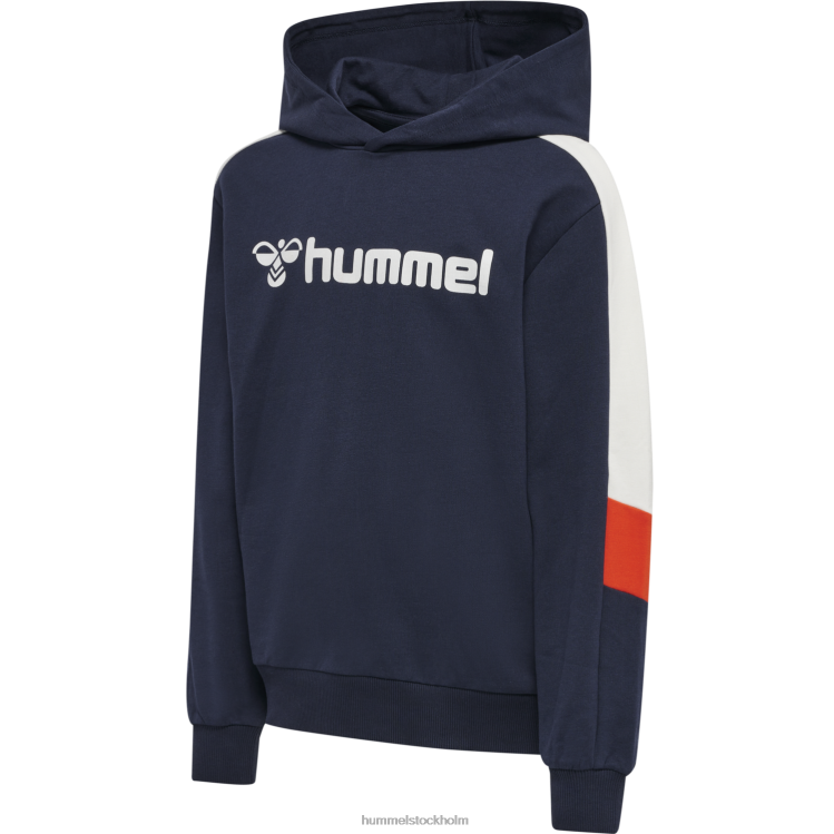 se Hummel barn hmlbugge hoodie LL40V6304 "huvtröja i bomull"