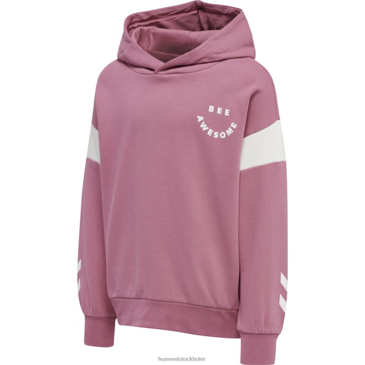 se Hummel barn hmloptimism hoodie LL40V5852 "svett hoodie"