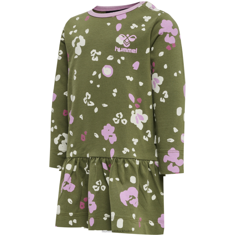 se Hummel barn hmlalisa klänning l/s LL40V4490 "långärmad klänning"