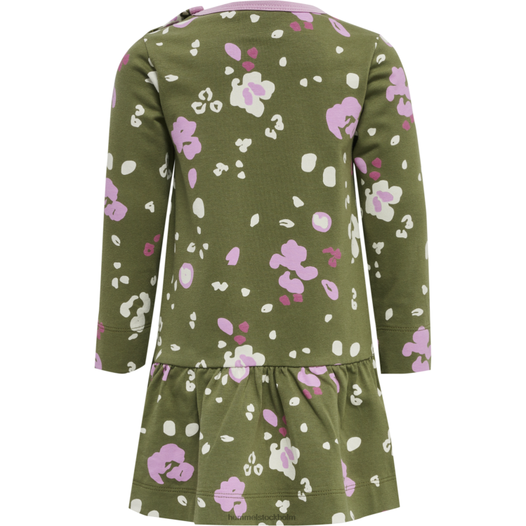 se Hummel barn hmlalisa klänning l/s LL40V4490 \"långärmad klänning\"