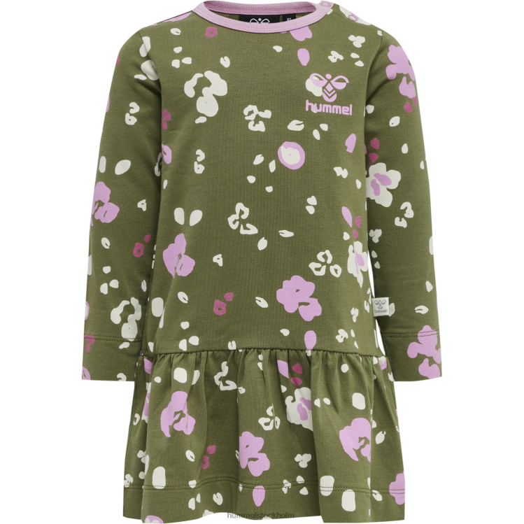 se Hummel barn hmlalisa klänning l/s LL40V4490 \"långärmad klänning\"