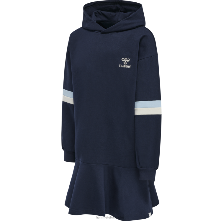 se Hummel barn hmlbeverly hoodie klänning LL40V6073 "hoodie klänning"