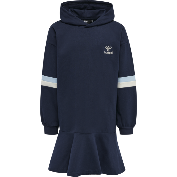 se Hummel barn hmlbeverly hoodie klänning LL40V6073 \"hoodie klänning\"