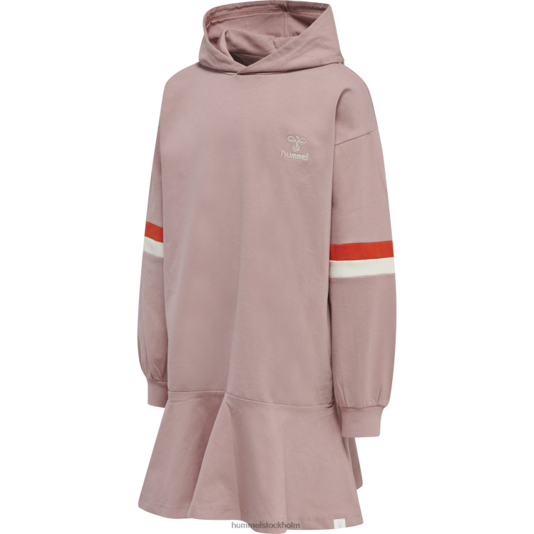 se Hummel barn hmlbeverly hoodie klänning LL40V6461 "hoodie klänning"