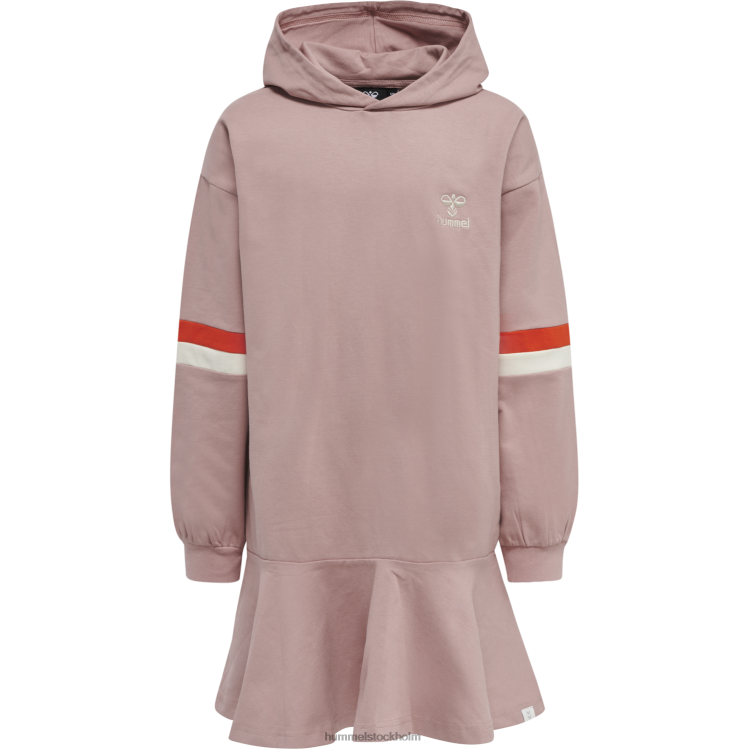 se Hummel barn hmlbeverly hoodie klänning LL40V6461 \"hoodie klänning\"
