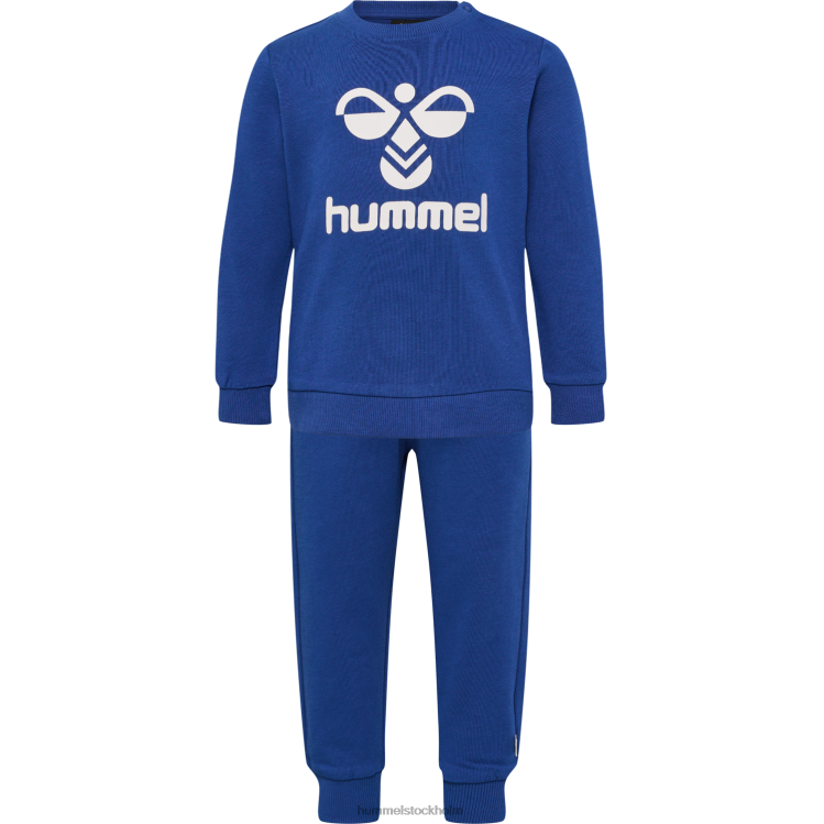 se Hummel barn hmlarine crewsuit LL40V4063 "crewsuit i stretchig bomull"